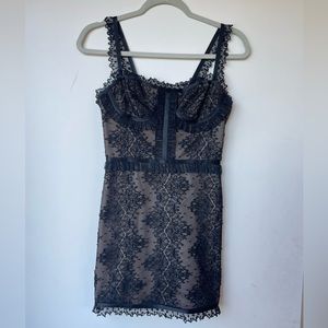Alexis Black Lace Mini dress